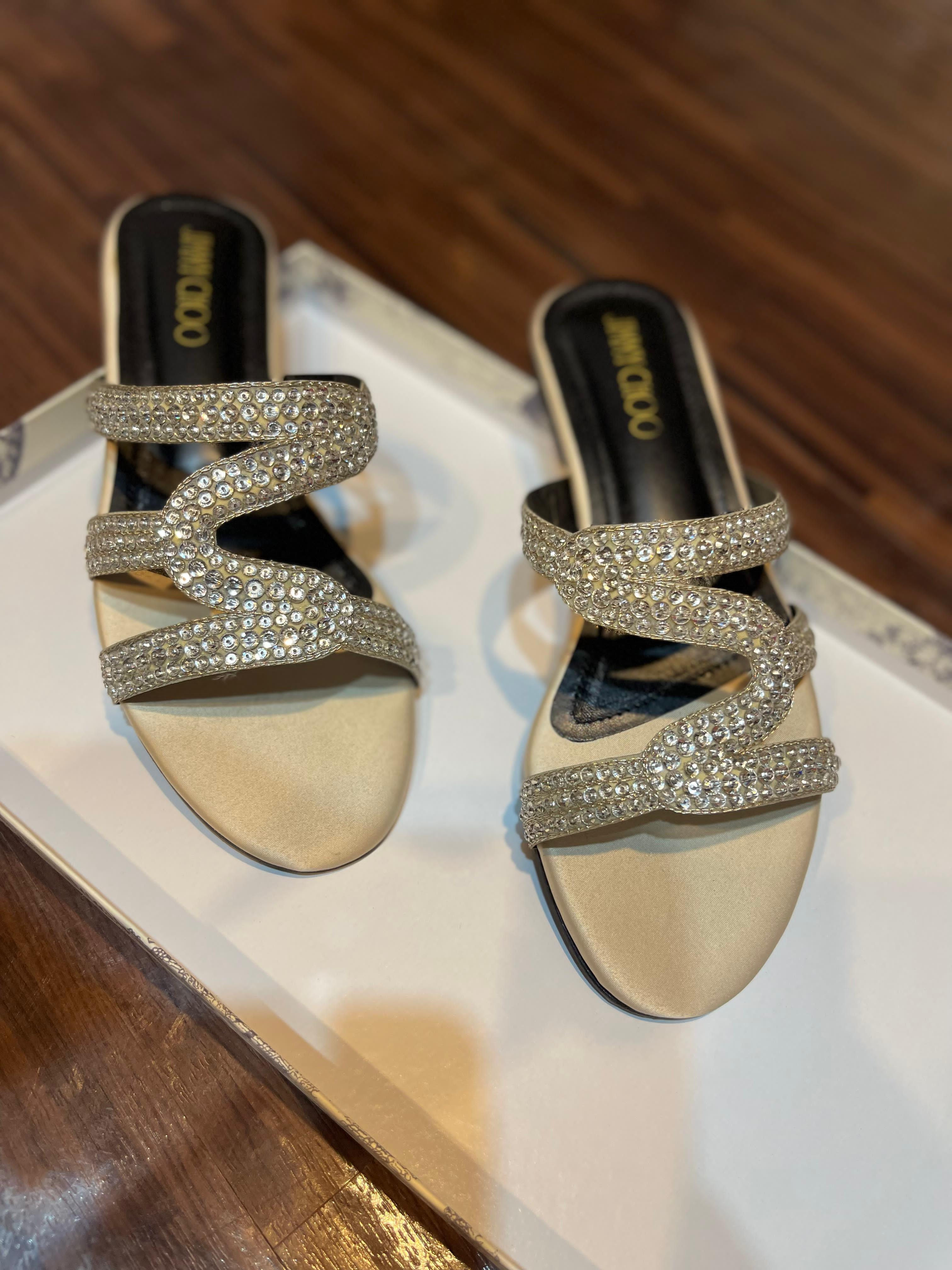 Jimmy Choo Crystal Flats