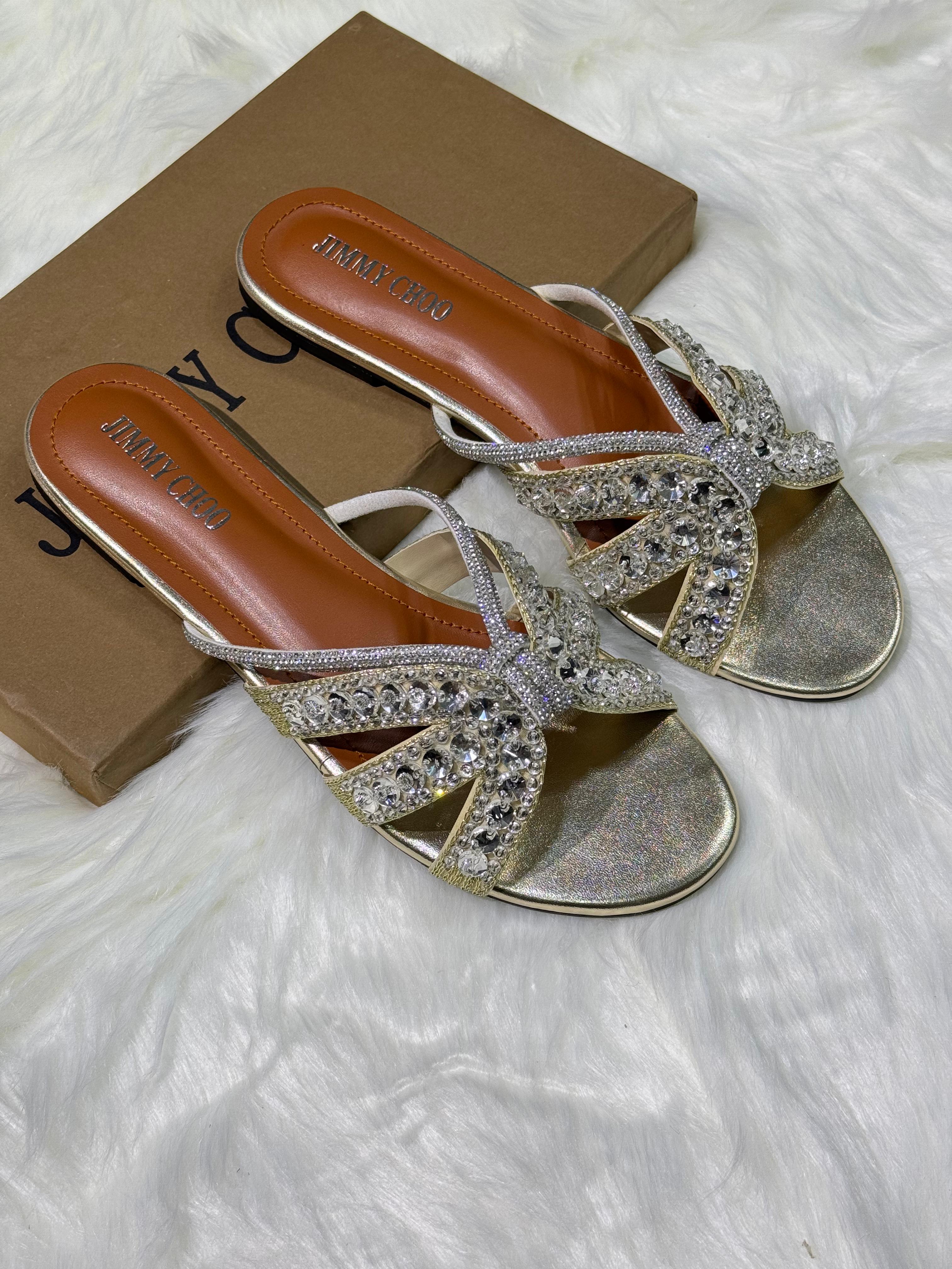 JC Crystal Flats