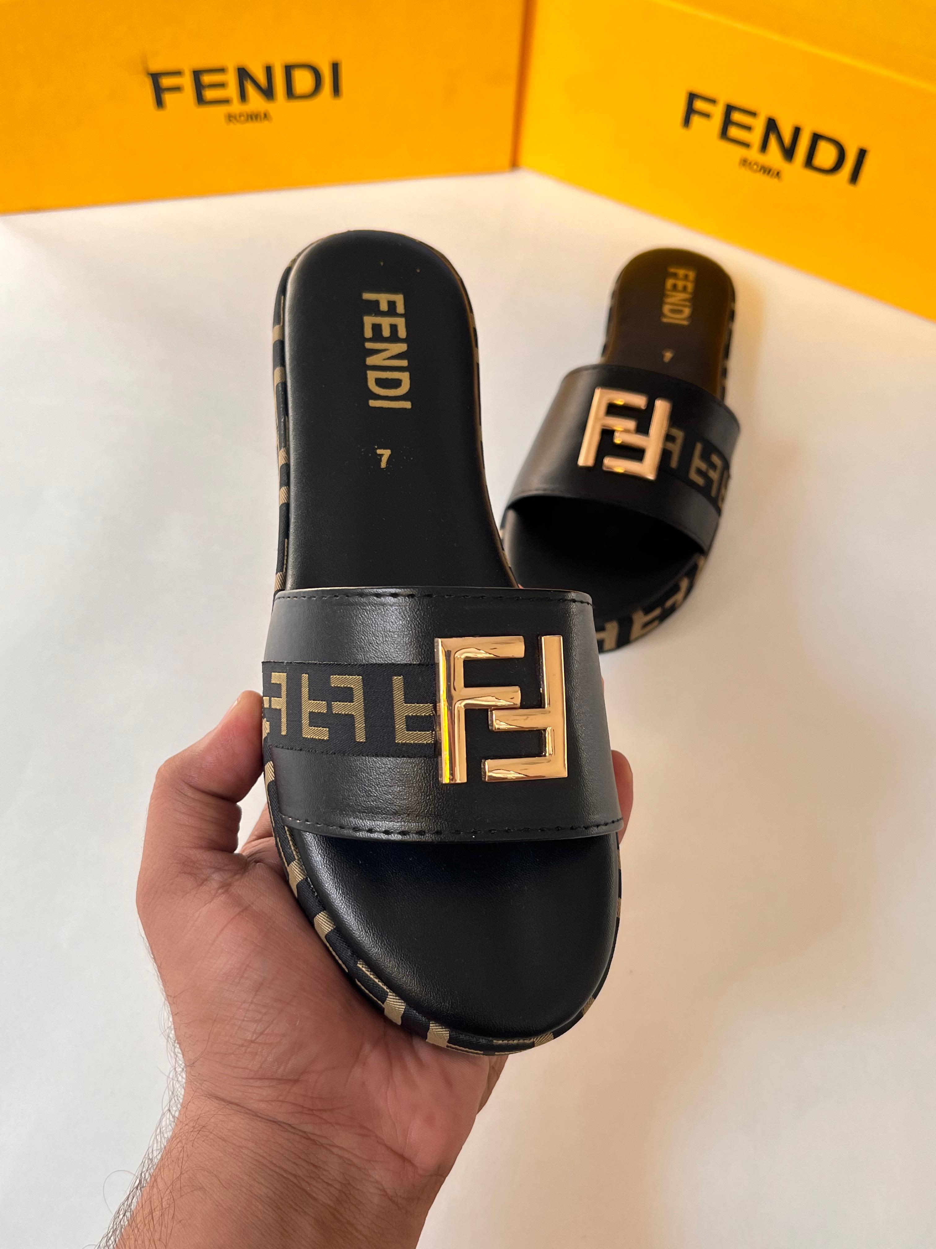 Low-Heel Fendi Flats